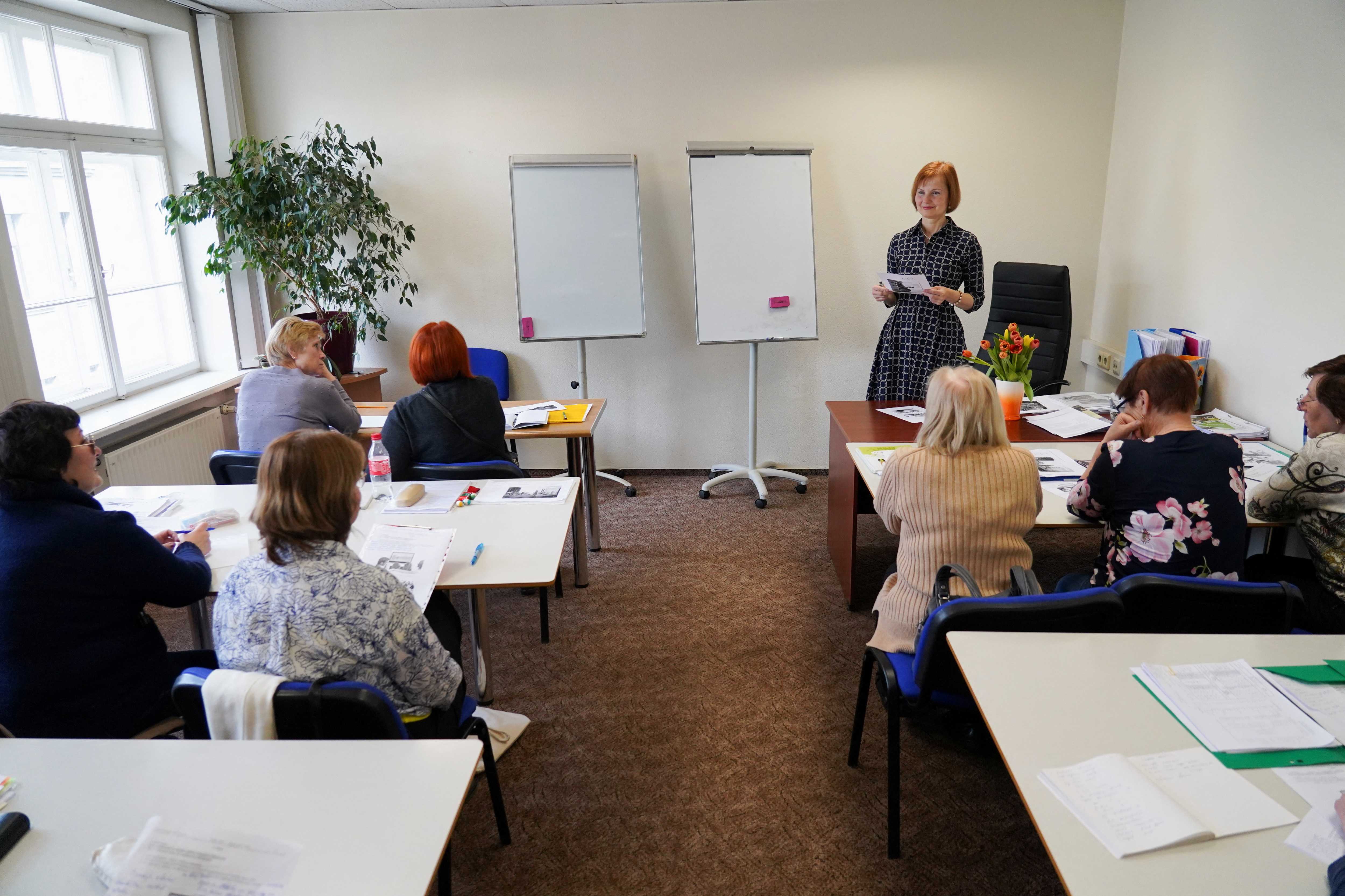 Russian citizens take language test to avoid expulsion from Latvia ...