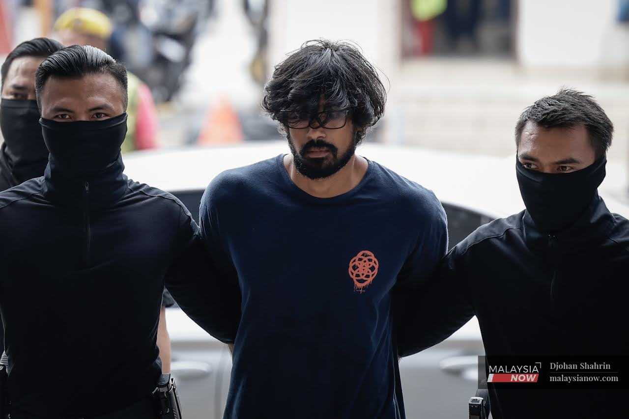 Yusoff Rawther in this photo taken when he was first brought to court on Sept 12, 2024.