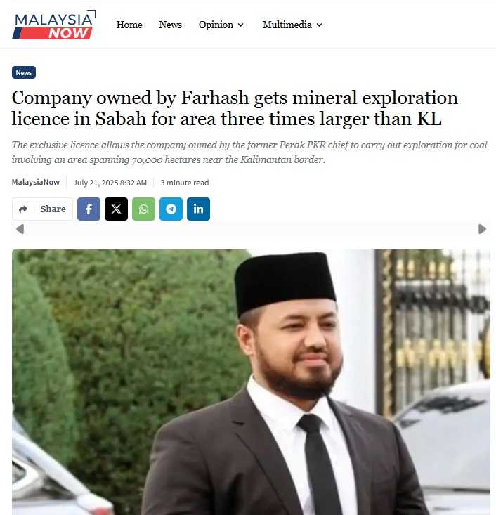 MalaysiaNow's report on July 21, 2025.