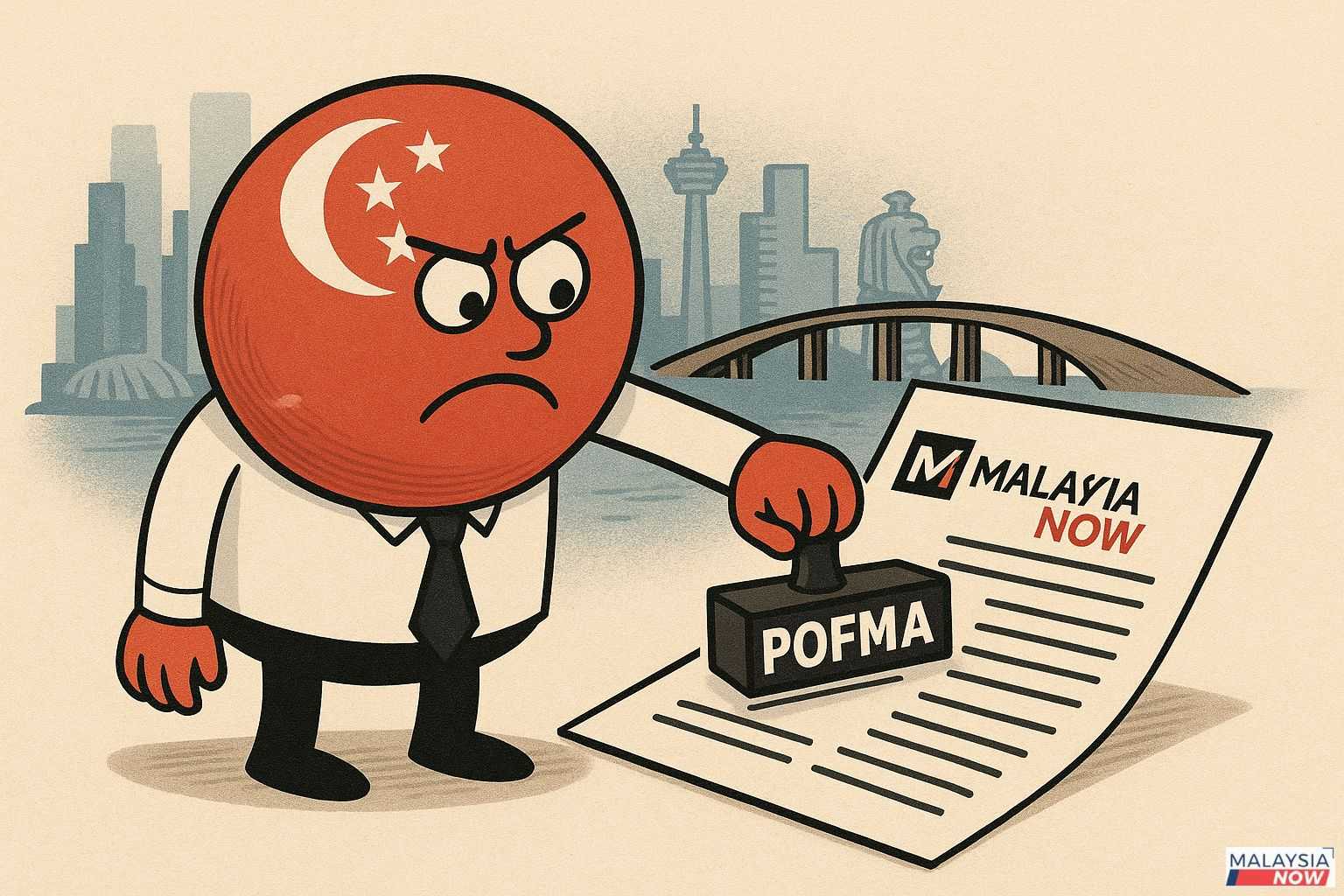 Singapore invokes its censorship laws on , tells portal to insert 'corrections'