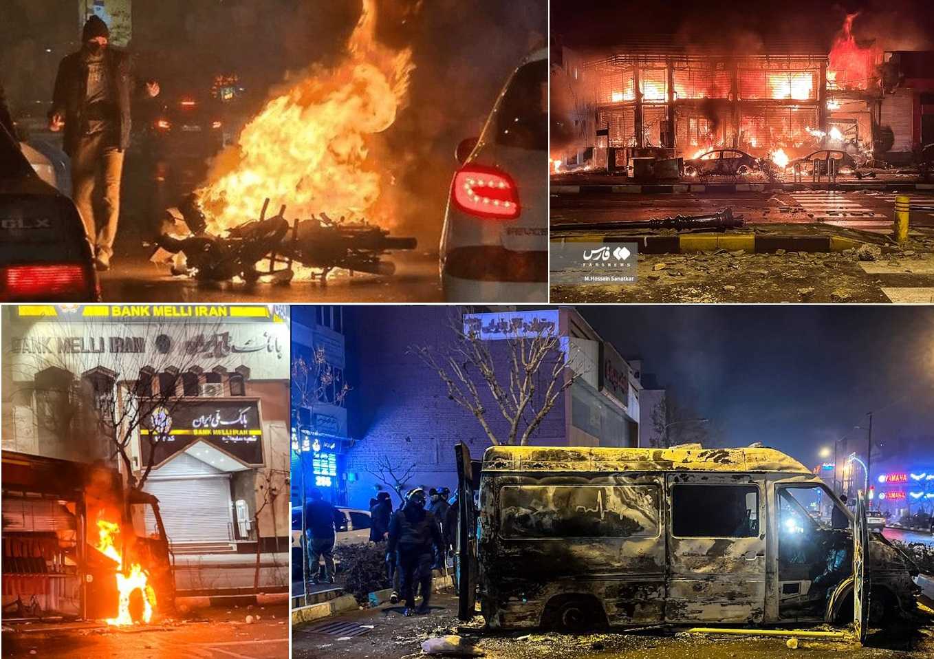 Iran unrest: Peaceful protests hijacked by violent rioters