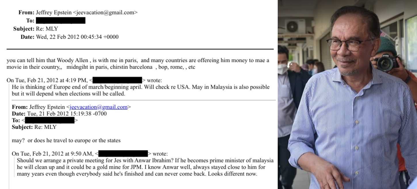 'It could be a gold mine' – Anwar praised in 2012 email involving sex predator Epstein