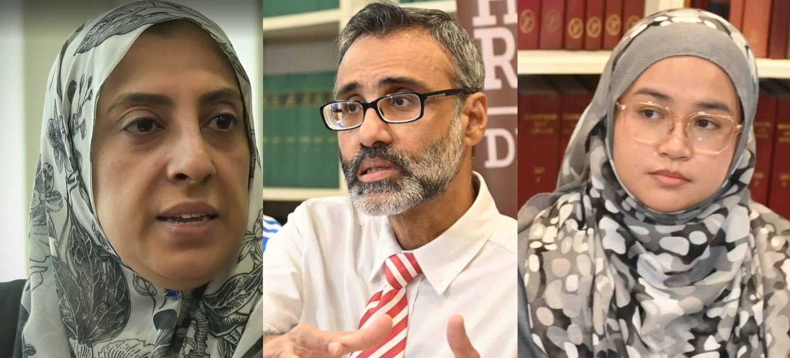 Latheefa Koya, N Surendran and Wan Nabilah Dina Wan Zamri.
