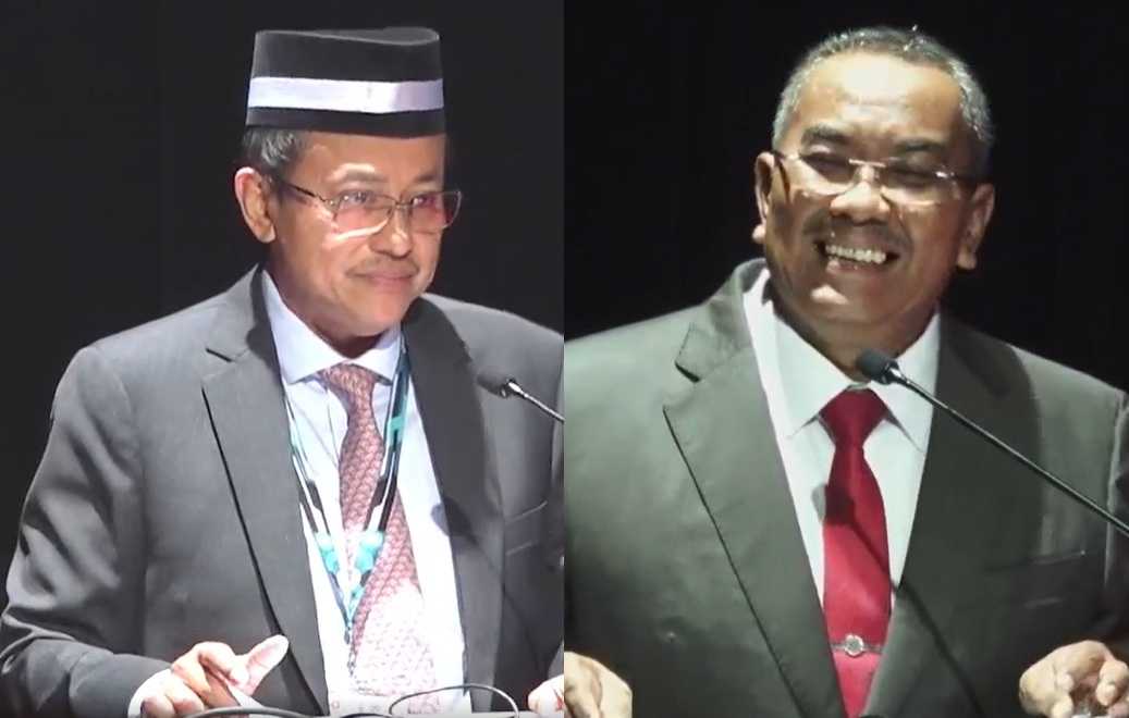 Terengganu MB Ahmad Samsuri Mokhtar and Kedah MB Sanusi Md Nor.